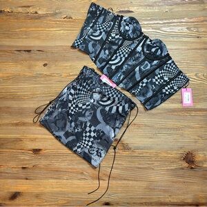 Edikted Aly Mesh Corset Top